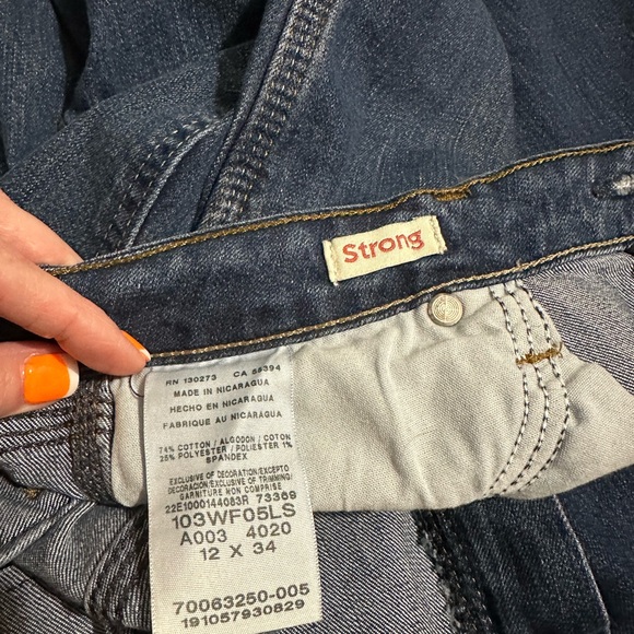 Women’s Wrangler Riggs Wear BootCut Jeans. Size 12x34 - Picture 6 of 6